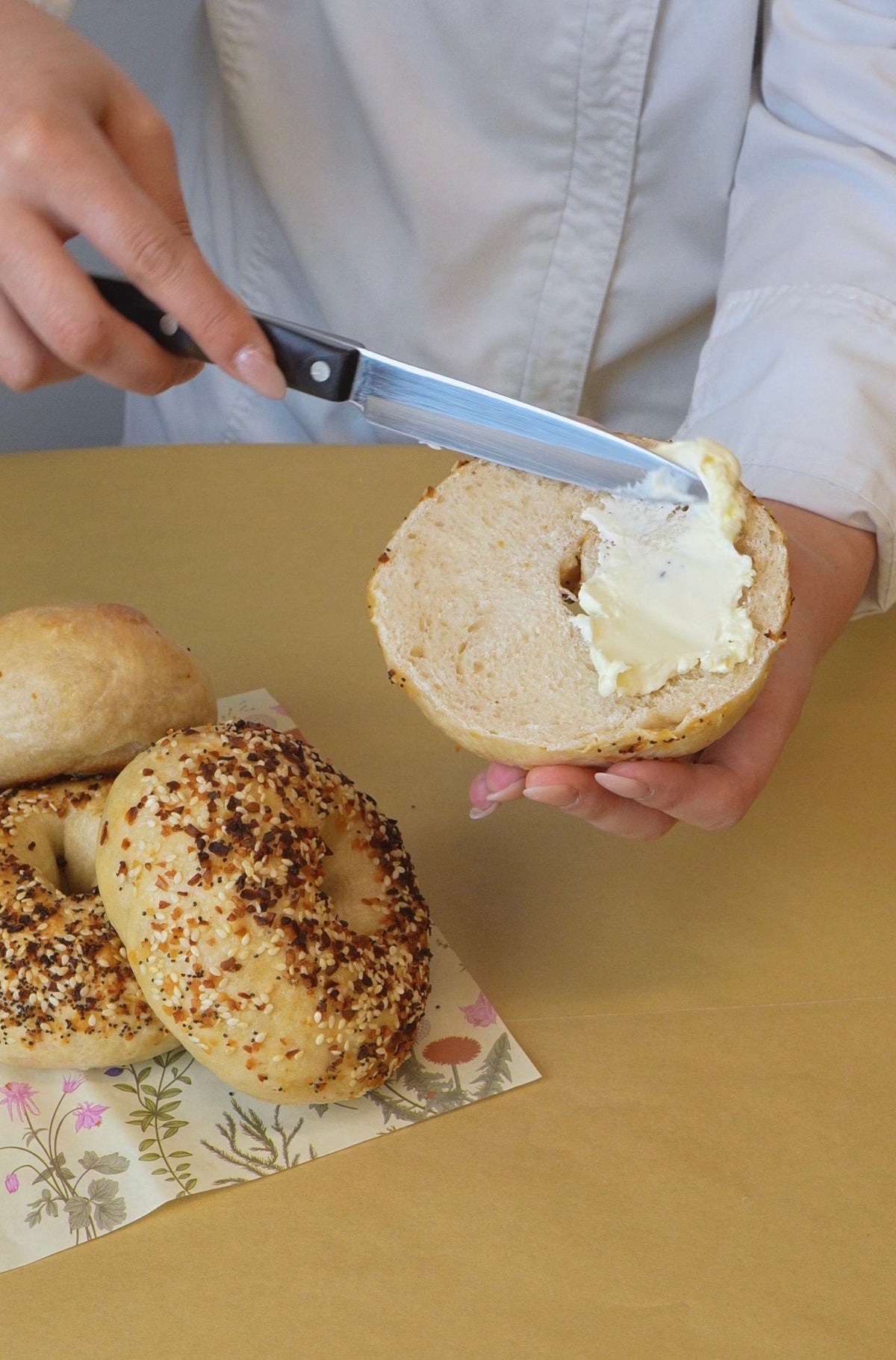 Sourdough Plain Bagel